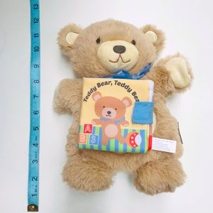 Teddy Bear Puppet with Book
